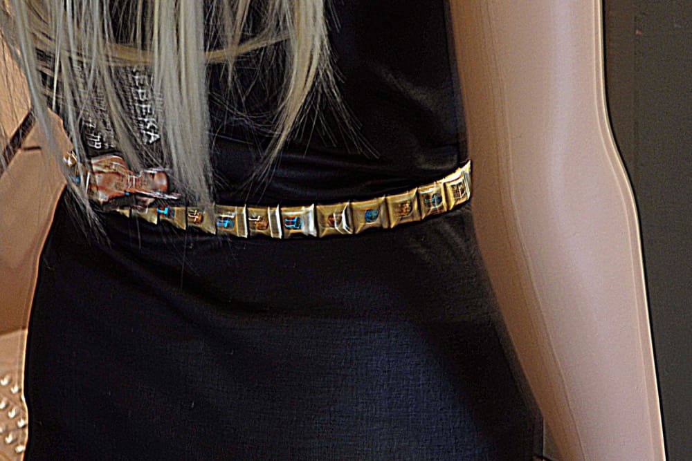 Leather belt. 45