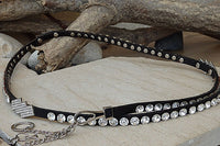 Skinny Leather Belt. Crystal Rebeka Belt. Black Leather Belt. Thin Leather Belt. Women Leather Belt. Narrow Leather Belt. Adjustable Belt