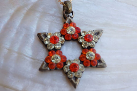 Star Of David Necklace.star Of David Pendant.judaica Jewelry.jewish Necklace.jewish Jewelry.star Of David Jewelry