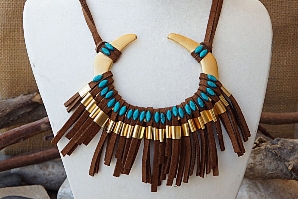 Ethnic Statement good Necklace