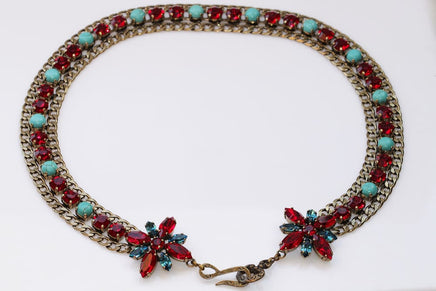 Turquoise And Garnet