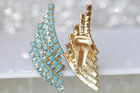 Turquoise Aquamarine Earrings