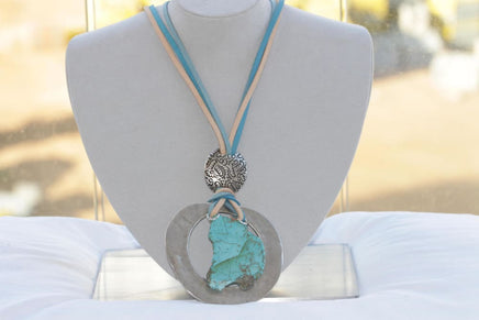 Turquoise Necklace Statement