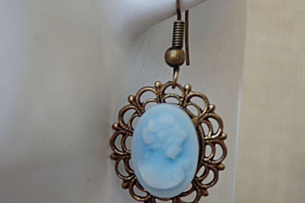 Cameo Earrings| Rebekajewelry - Main Image