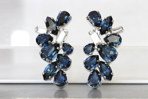 Navy Blue Crystal Earrings: The Timeless Accessory for Every Occasion
