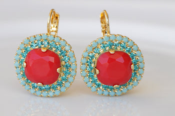 Coral and Turquoise: The Classic Red and Blue Duo in Handmade Jewelry