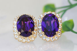 amethyst earrings