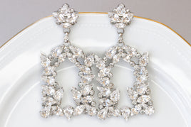 bridal statement earrings