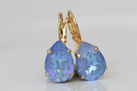 blue opal earrings