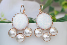 Pearl earrings