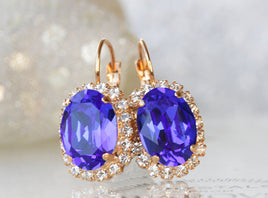 Cobalt blue earrings