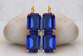 Blue Sapphire Earrings