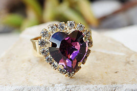 Purple Amethyst Ring