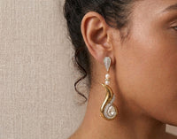 Pearl earrings