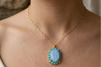 Turquoise Opal Necklace