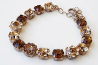 Brown gold bracelet
