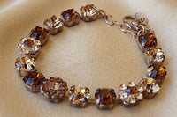 Brown gold bracelet