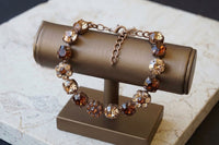 Brown gold bracelet