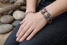 Amethyst Cuff Bracelet