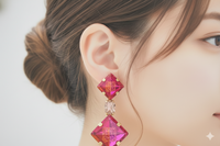 עגילים כתומים