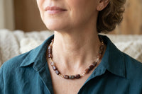 Collier en agate