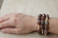 Collier en agate