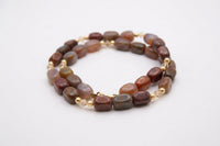 Collier en agate