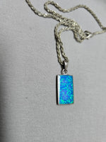 Kabbalah Mezuza Opal Necklace