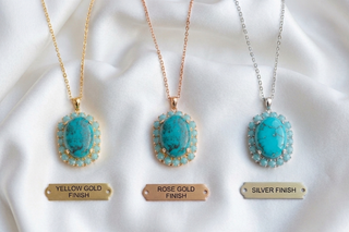 Turquoise Stone Necklace