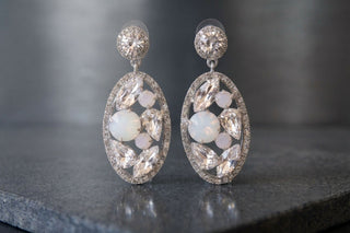 Bridal Cluster Earrings