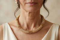 Snake Crochet Necklace