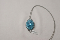 pendentif en crochet de perles