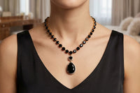 Black Stone Necklace