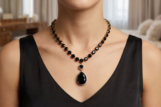 Black Stone Necklace