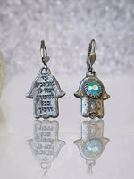 Hamsa earrings