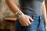Leather bracelet