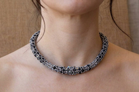 Black and gray necklace
