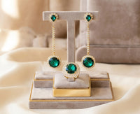EMERALD JEWELRY SET