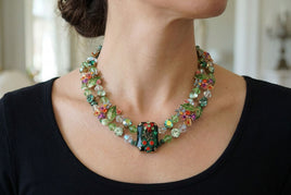 Green Leaves necklace