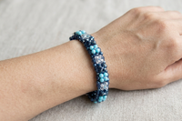 Blue Turquoise Crystal Bracelet