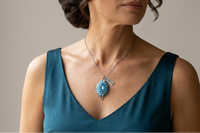 pendentif en crochet de perles
