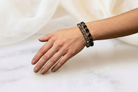 BLACK CRYSTAL BRACELET