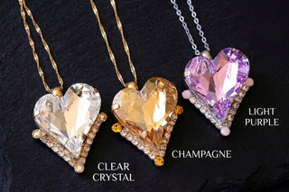 Asymmetrical Heart Necklace