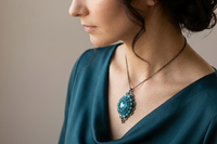 pendentif en crochet de perles