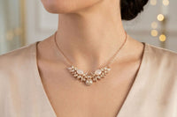 BRIDAL CHAMPAGNE NECKLACE