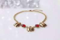 Red ruby bracelet