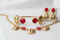 Red ruby bracelet