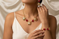 Red ruby bracelet