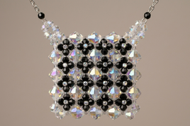 Black Crochet Necklace
