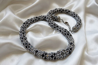 Black and gray necklace